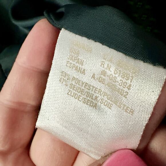 Escada Margaretha Ley Green Jacquard Women's Blazer EU Size 36 US Size Small - Picture 6 of 14